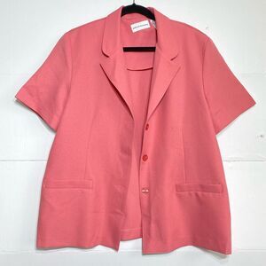 Alfred andDunner three button jacket, blazer pink size 18
